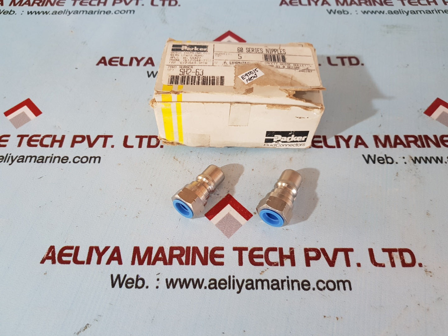 Parker sh2-63 quick connect plug