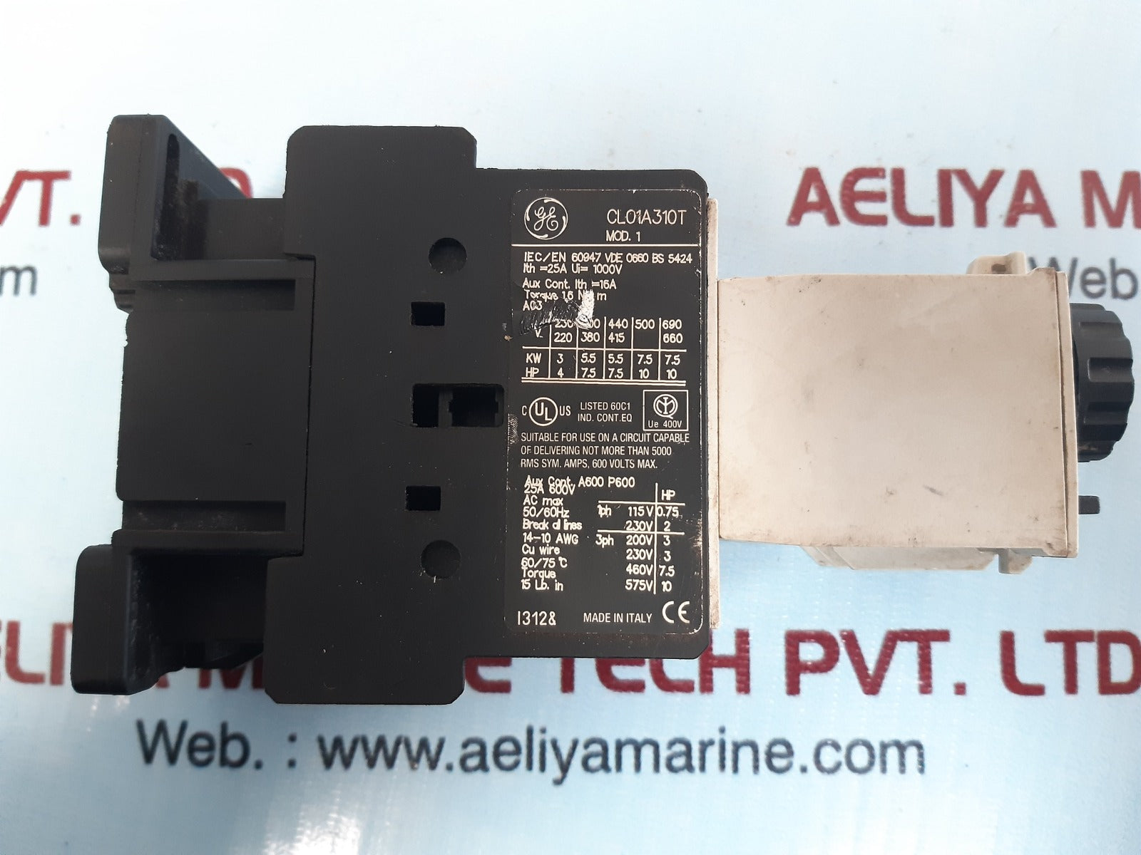 Ge btlf30c/cl01a310t contactor 