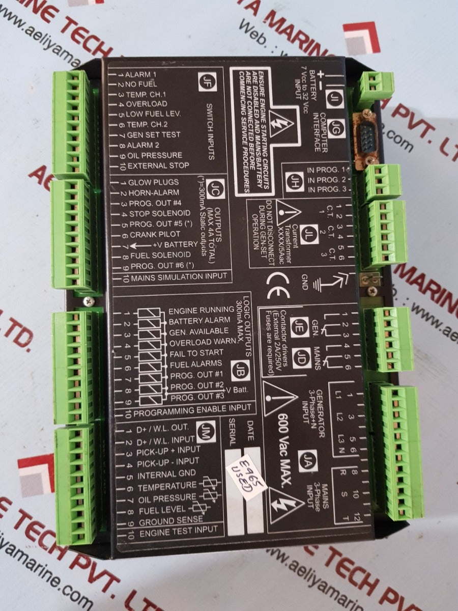 Bernini Be2k gen set controller