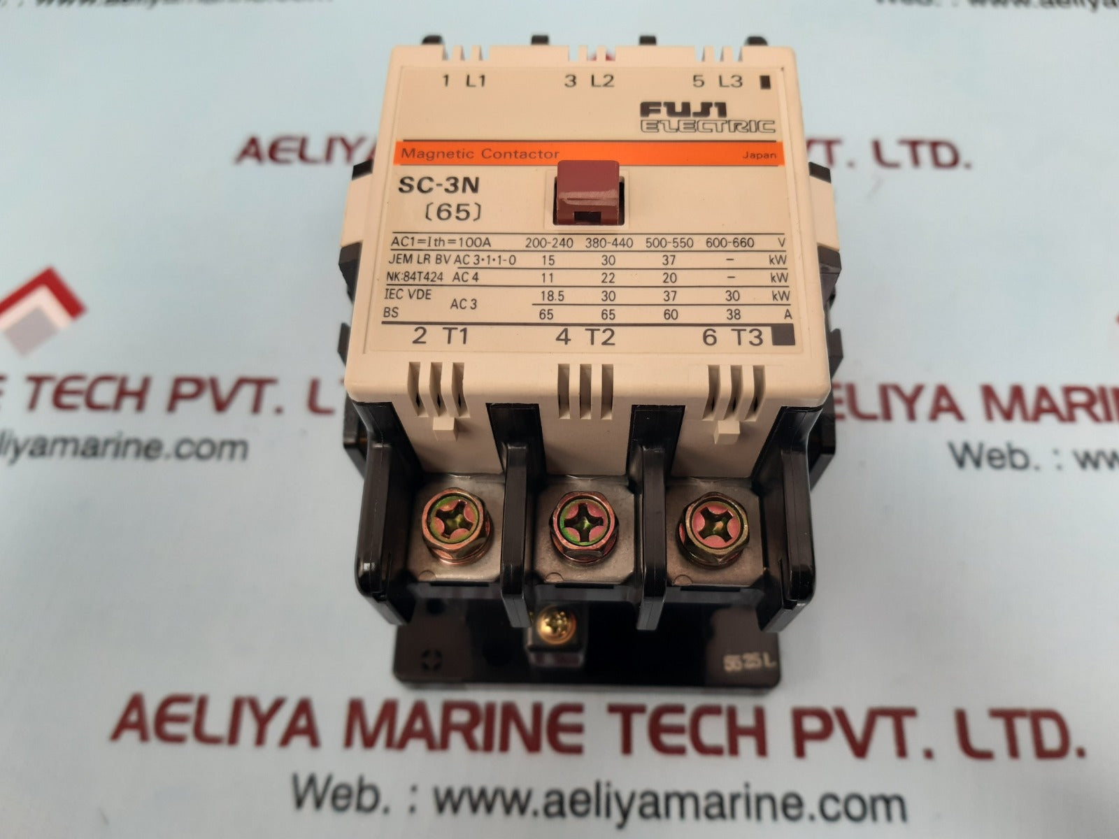 Fuji electric sc-3n(65) magnetic contactor