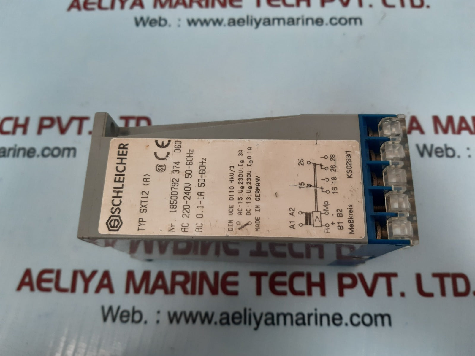 Schleicher sxt12 (a) current relay 18500792 374 060