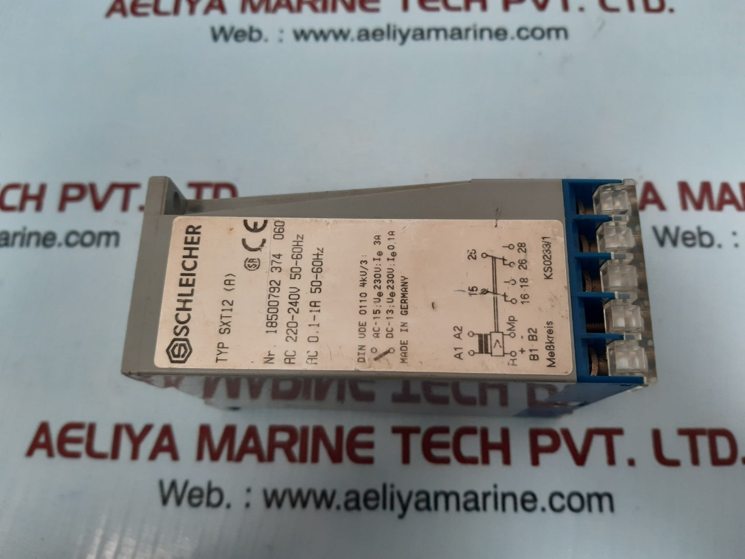Schleicher sxt12 (a) current relay 18500792 374 060