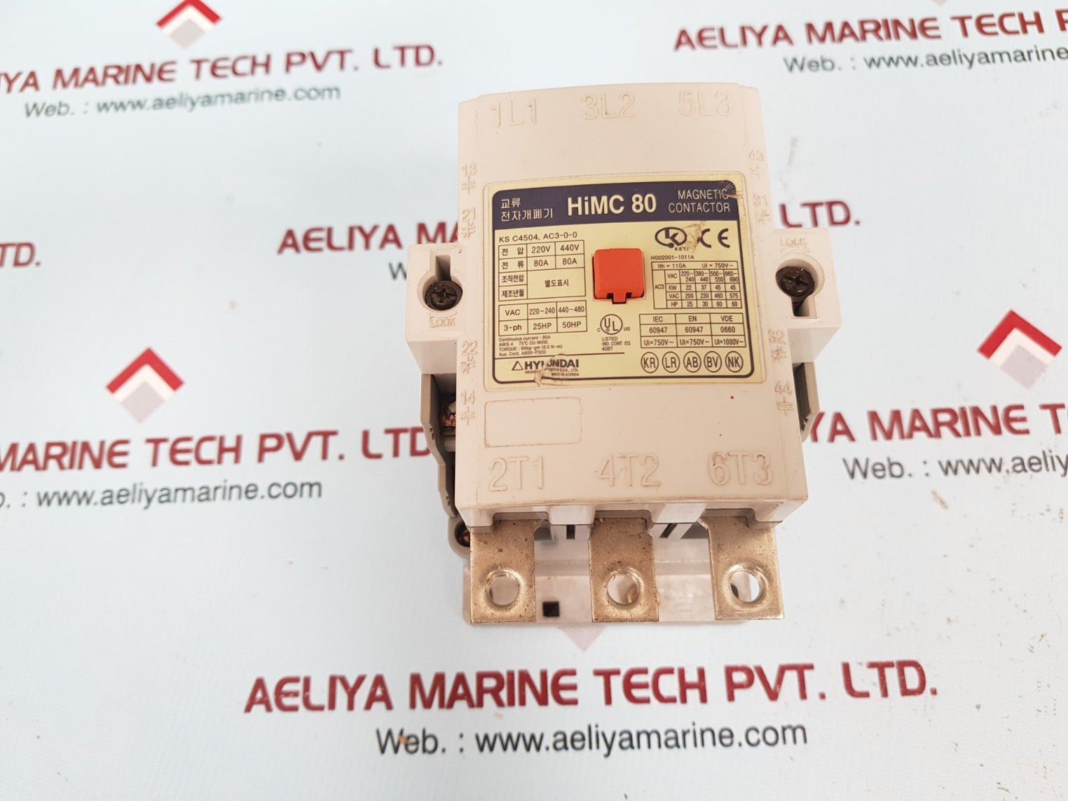 Hyundai Himc 80 Magnetic Contactor Hmc80W22 Coil 440W Ac