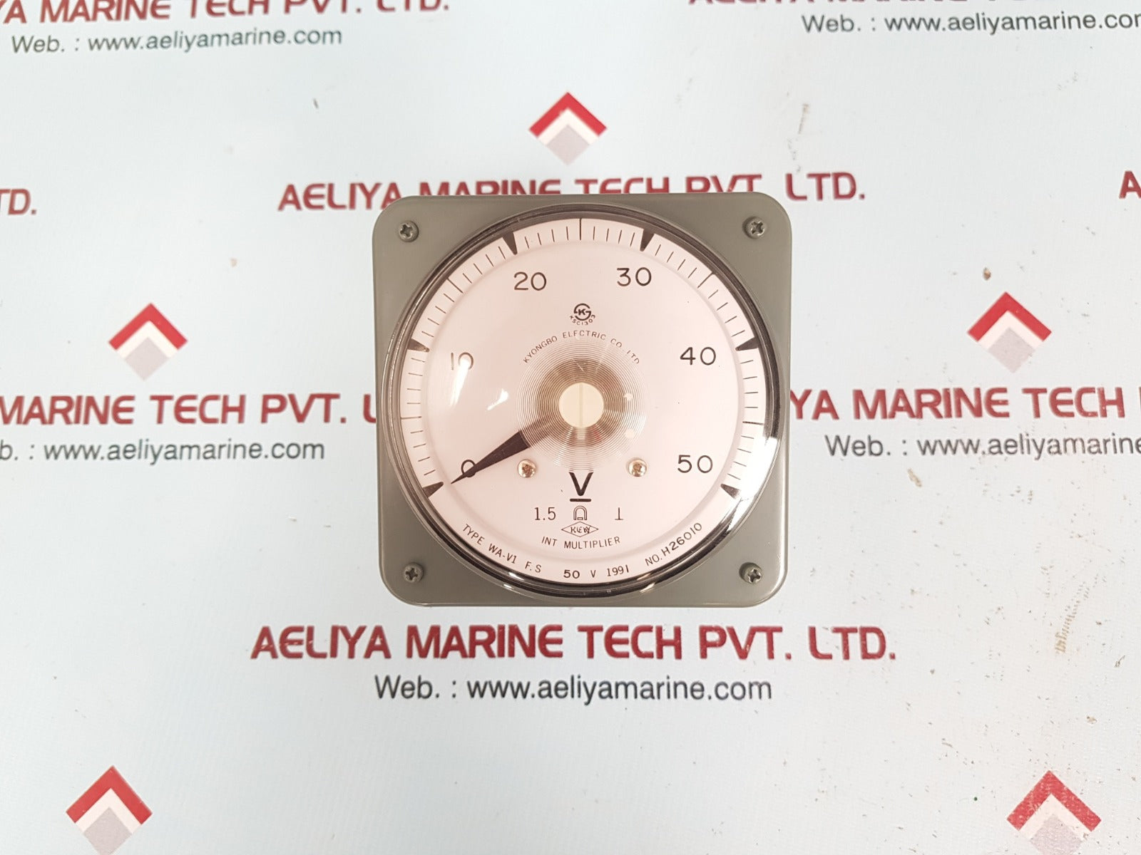 Kyongbo Wa-v1 F.S Volt Meter Panel & Switchboard Meters 0 To 50 V
