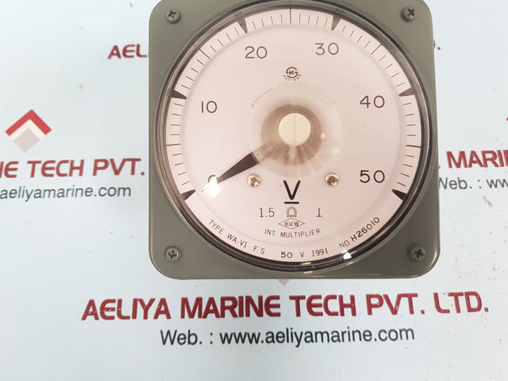Kyongbo Wa-v1 F.S Volt Meter Panel & Switchboard Meters 0 To 50 V