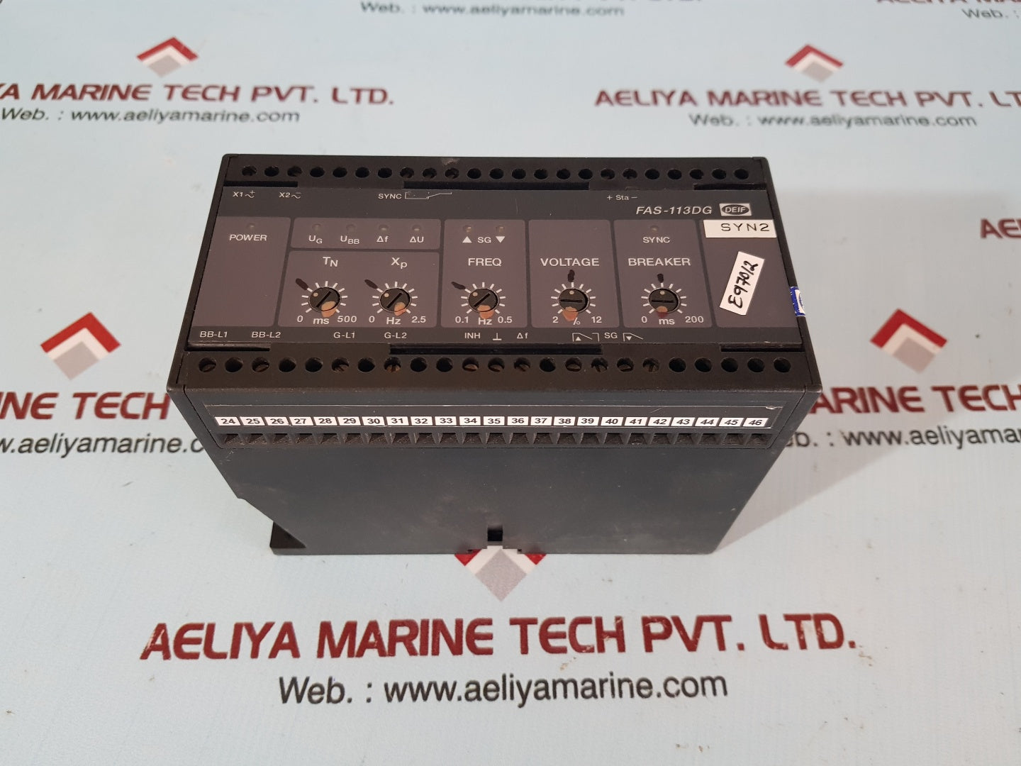 Deif Fas-113Dg 700002248.10 Synchronisation & Circuit Breaker 415V Ac 