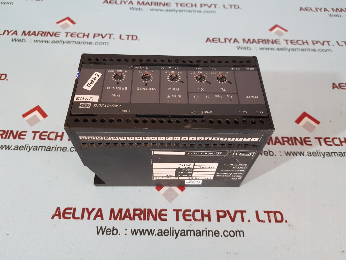 Deif Fas-113Dg 700002248.10 Synchronisation & Circuit Breaker 415V Ac 