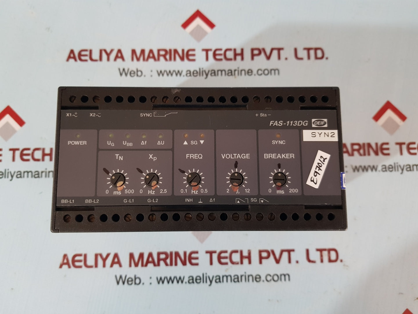 Deif Fas-113Dg 700002248.10 Synchronisation & Circuit Breaker 415V Ac 