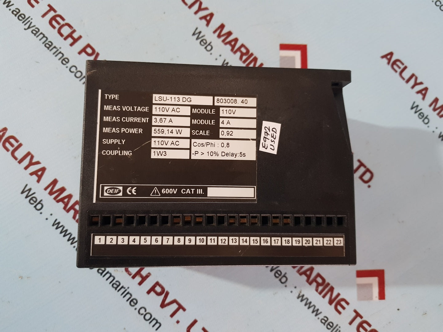 Deif lsu-113 dg load sharing unit