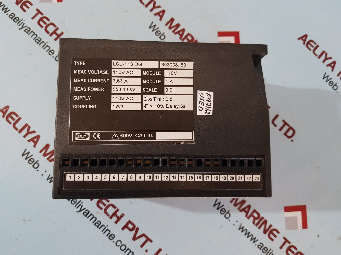Deif Lsu-113Dg 803008.50 Load Sharing Unit