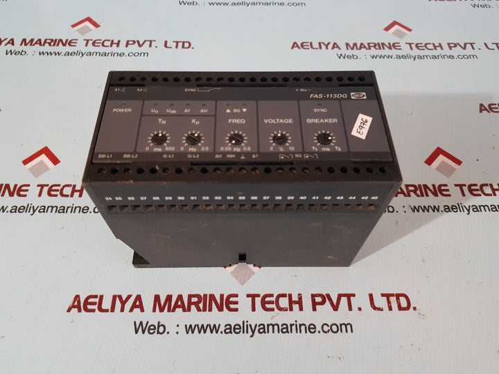 Deif Fas-113Dg Synchronisation & Circuit Breaker Module 110V

