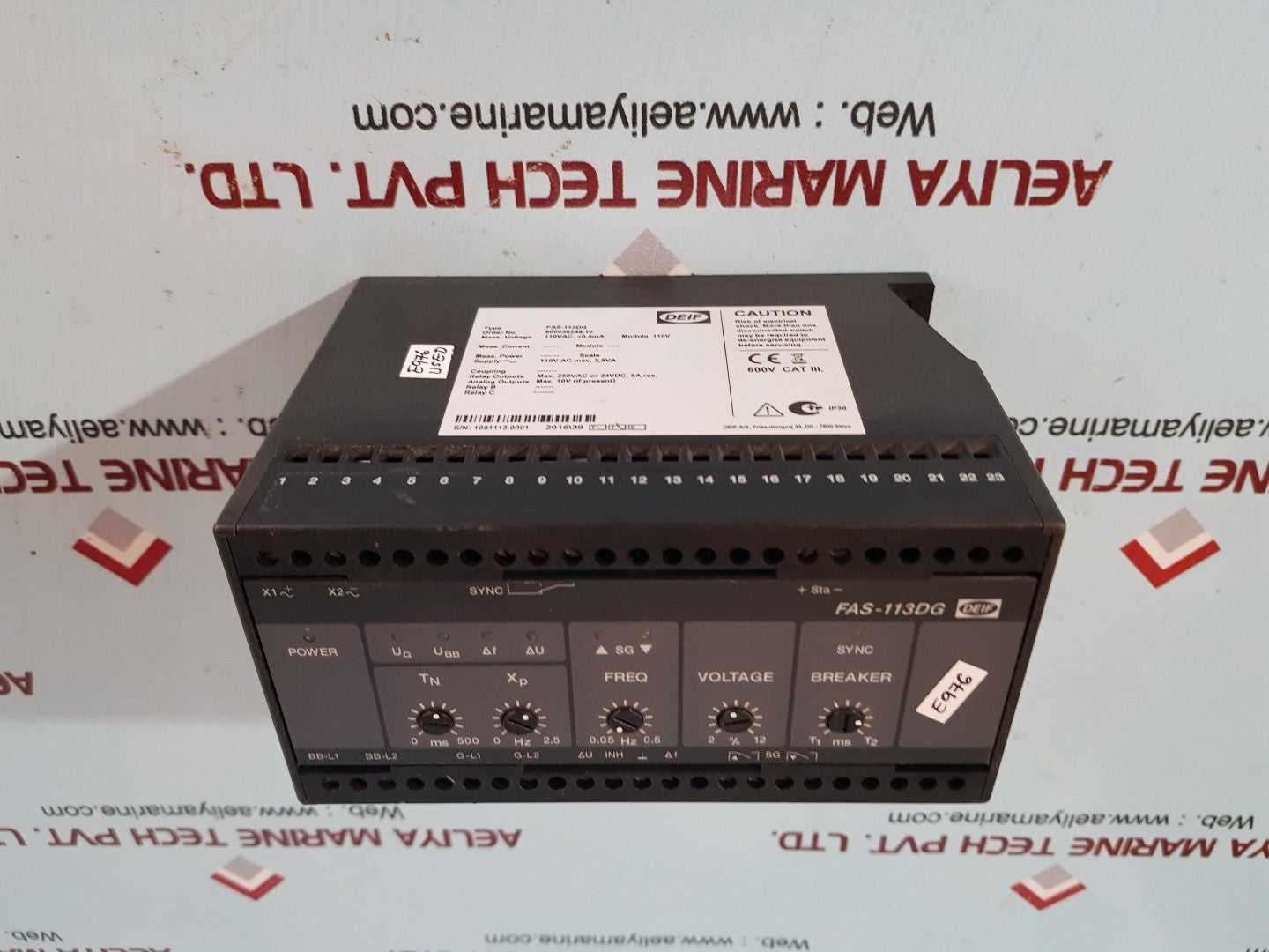 Deif Fas-113Dg Synchronisation & Circuit Breaker Module 110V