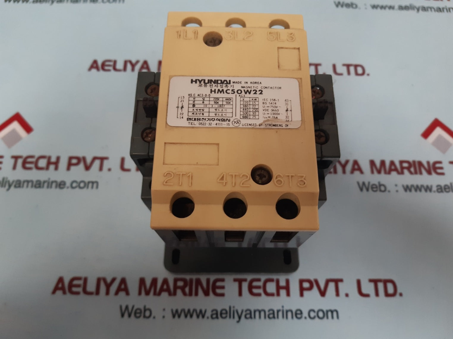 Hyundai hmc50w22 magnetic contactor