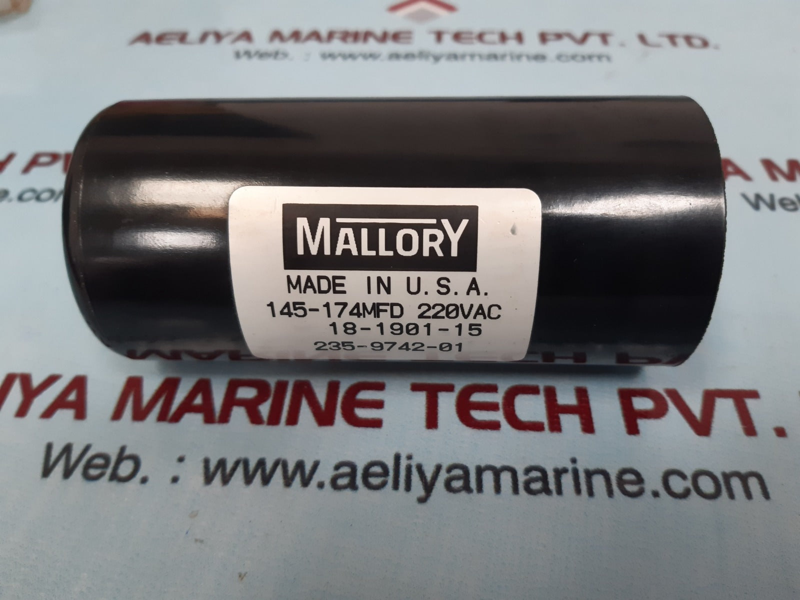 Mallory 145174mfd capacitor 18190115 Aeliya Marine Tech