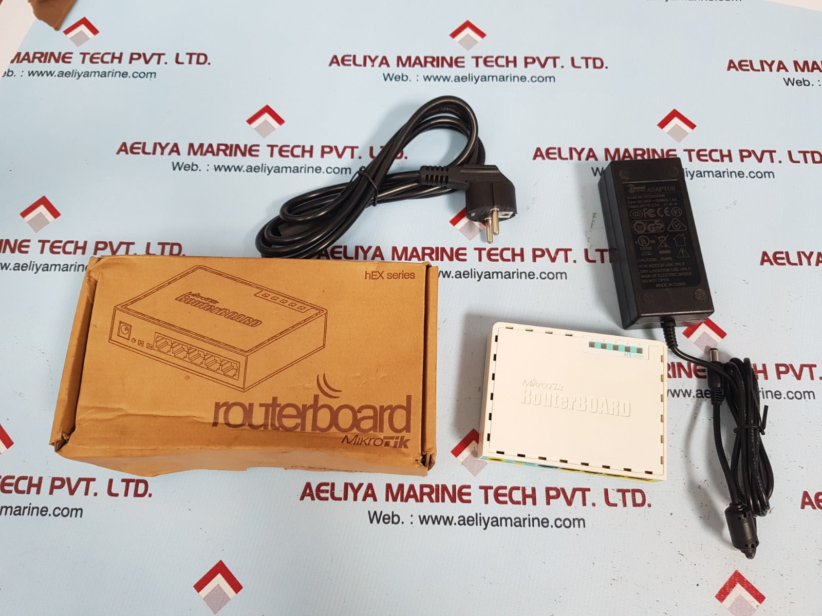 Mikrotik hex poe lite routerboard with wt2402500 adaptor 