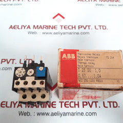 Abb t25 du thermal overload relay 