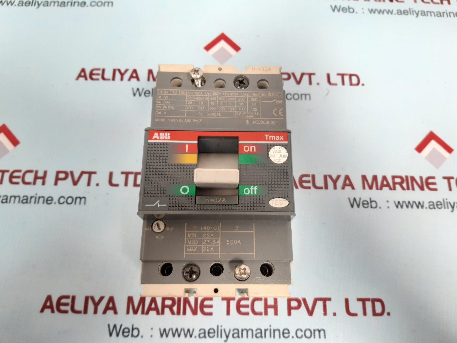 Abb tmax t1b 160 circuit breaker 