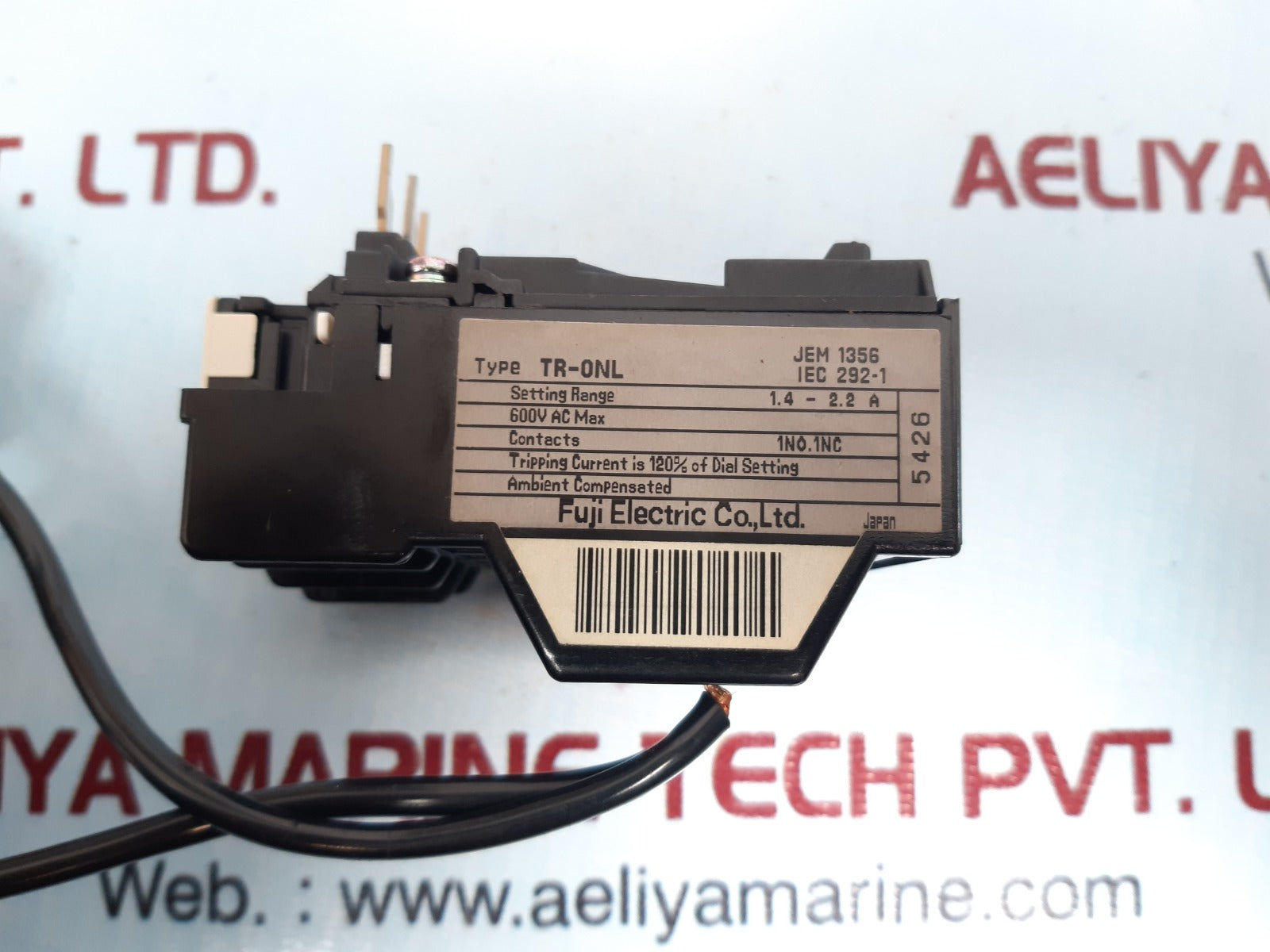 Fuji electric tr-0nl thermal overload relay