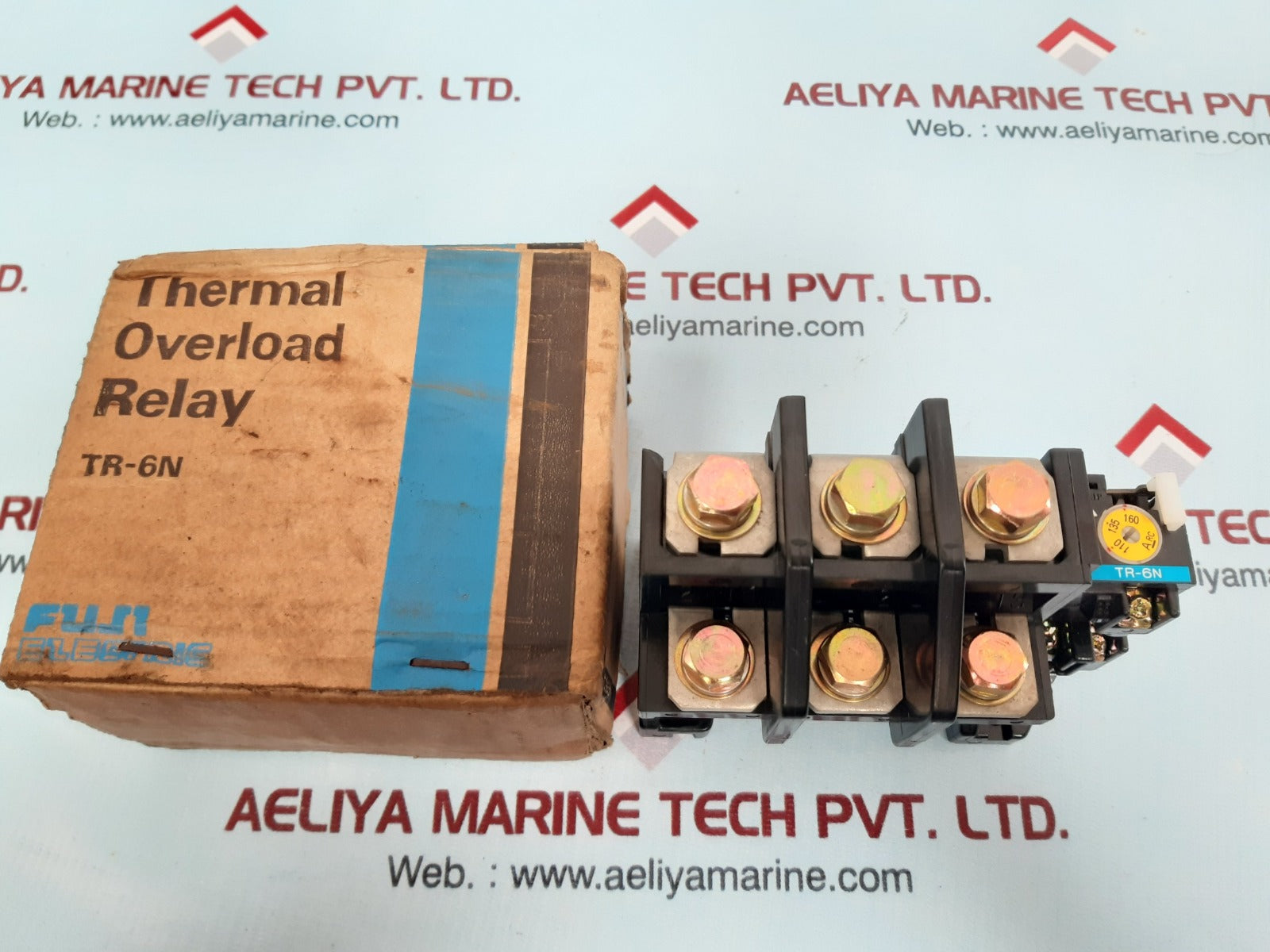 Fuji electric tr-6n thermal overload relay 110~160a