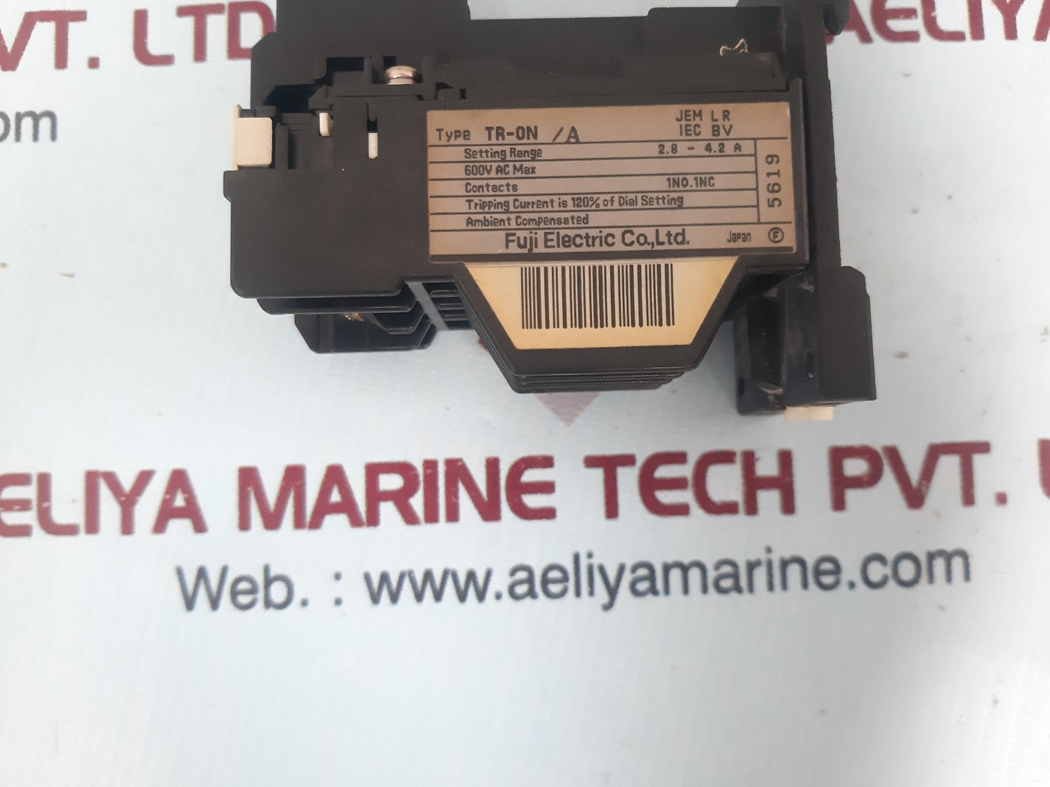 Fuji Electric Tr-0N/A Thermal Overload Relay 2.8-4.2 A