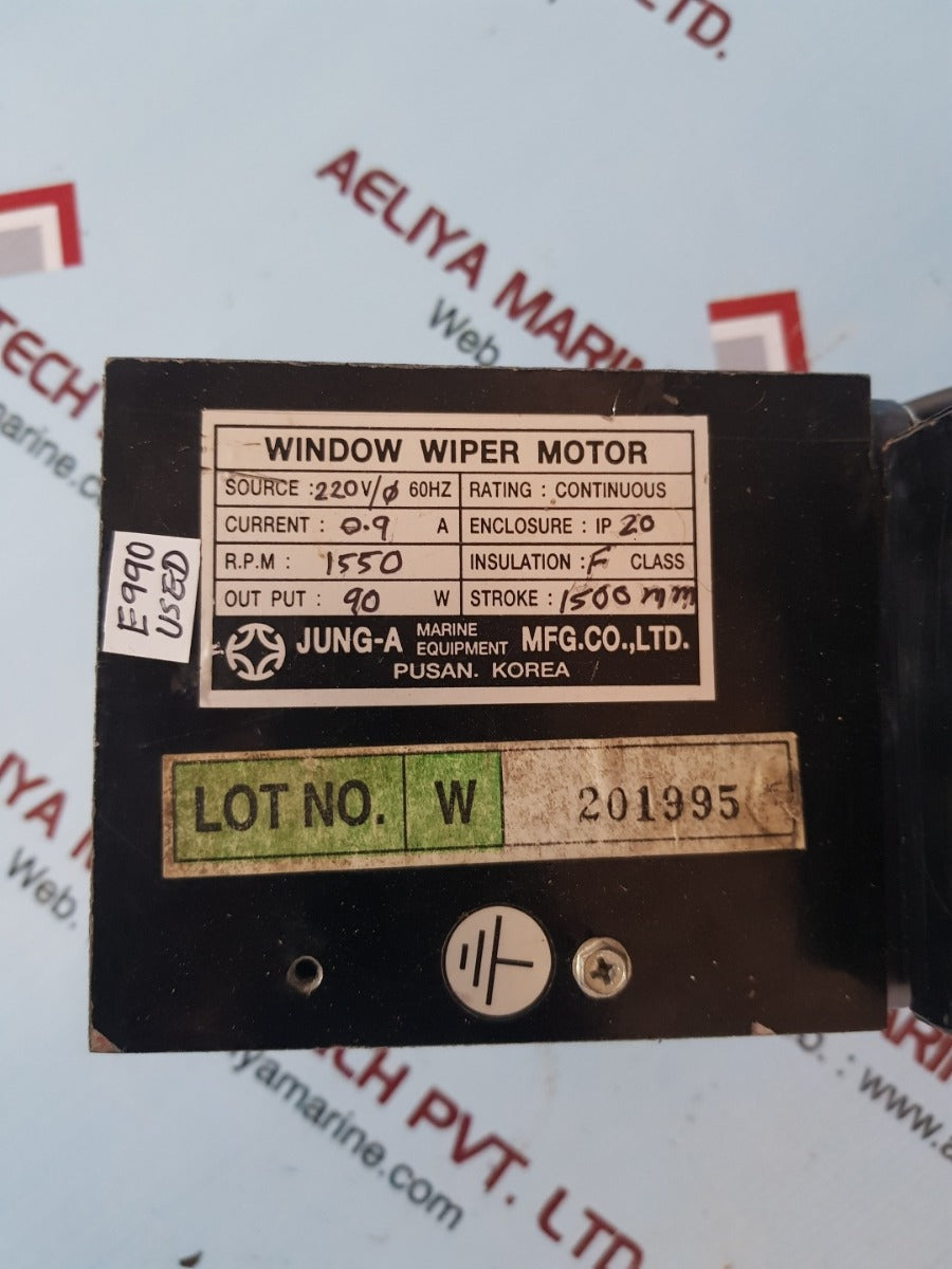 Jung-a marine window wiper motor 1500mm