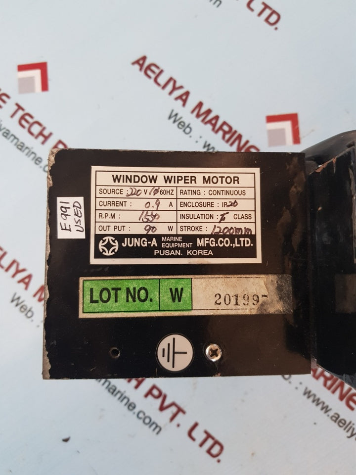 Jung-a marine window wiper motor 1200mm