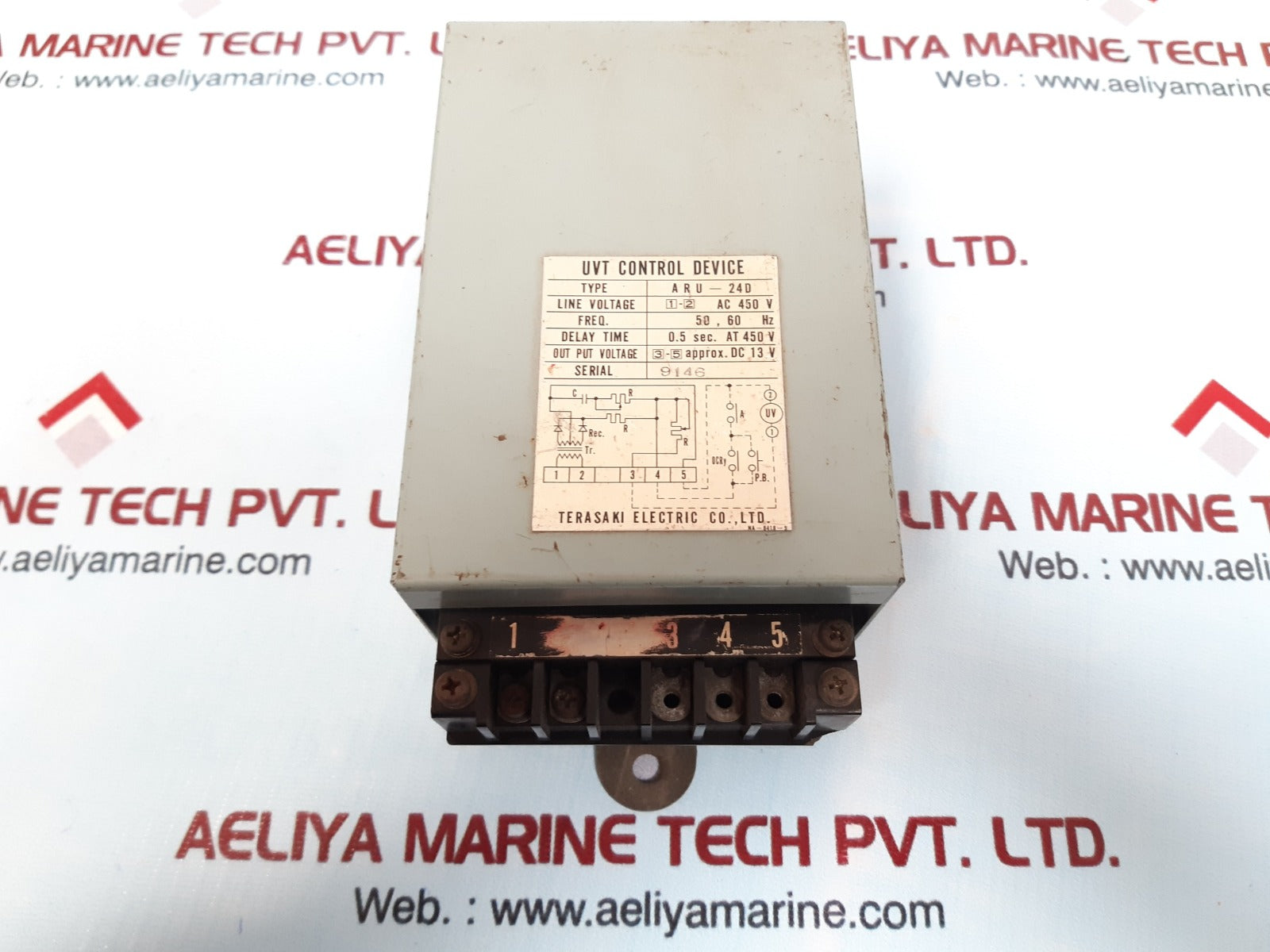 Terasaki electric aru-24d uvt control device