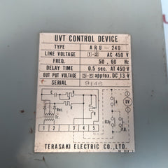 Terasaki electric aru-24d uvt control device
