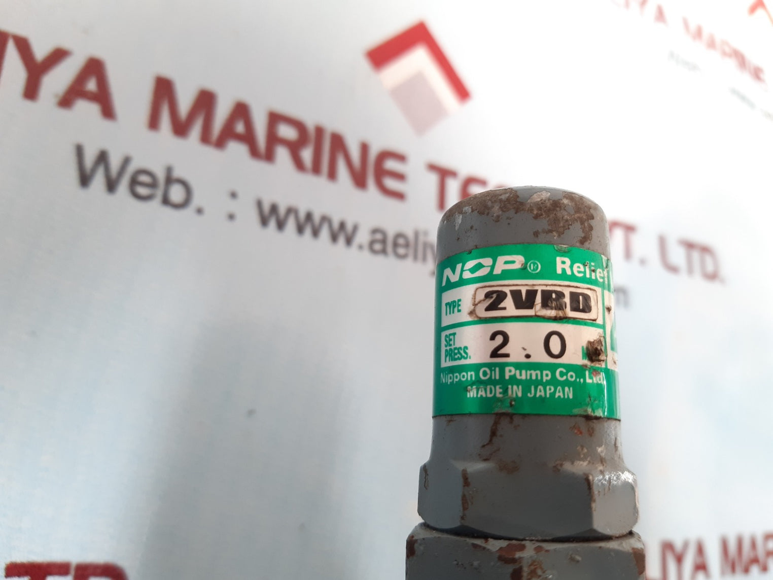 Nippon oil pump 2vbd relief valve