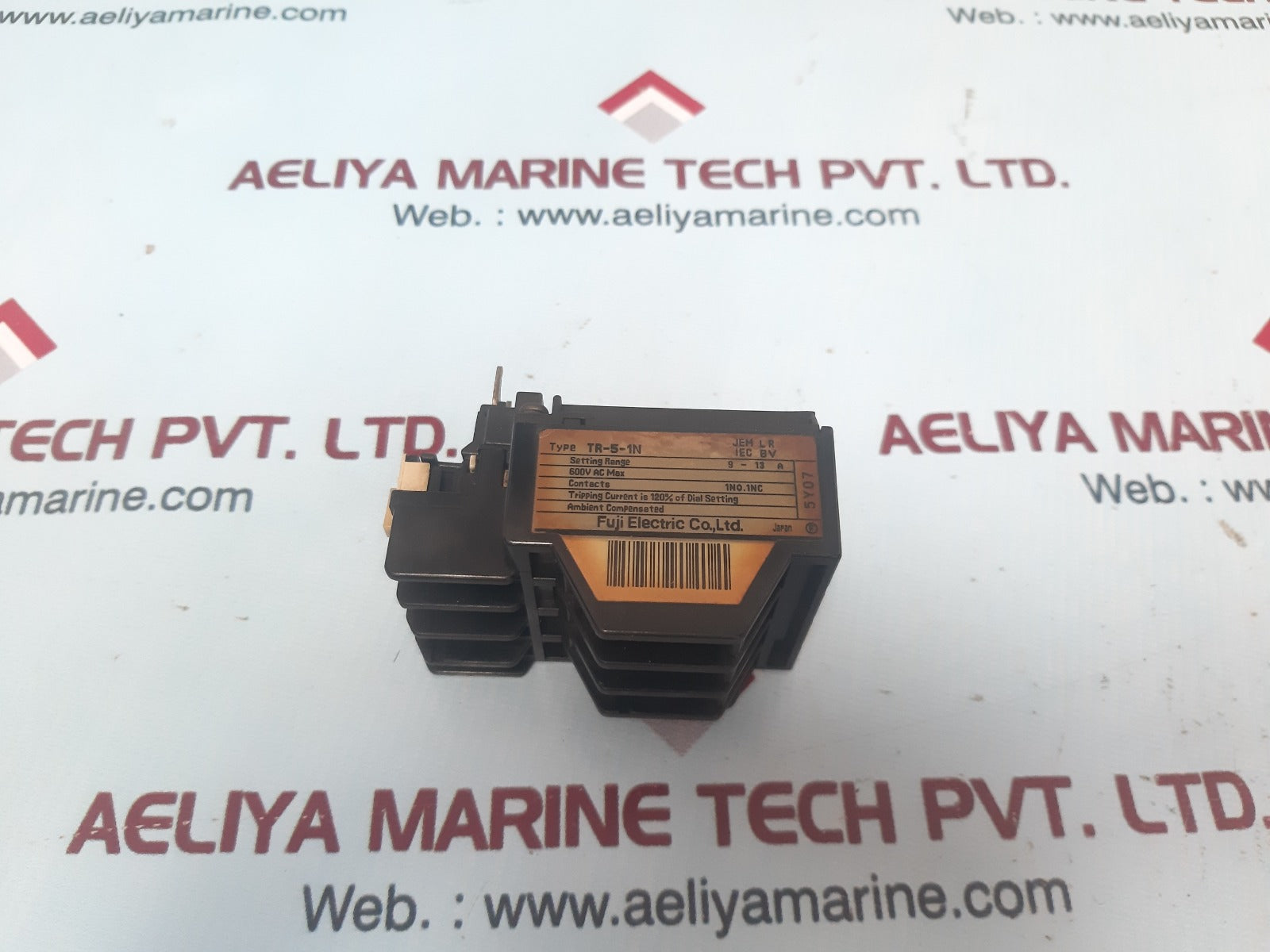 Fuji Electric Tr-5-1N Thermal Overload Relay 9-13A 600V Ac Max