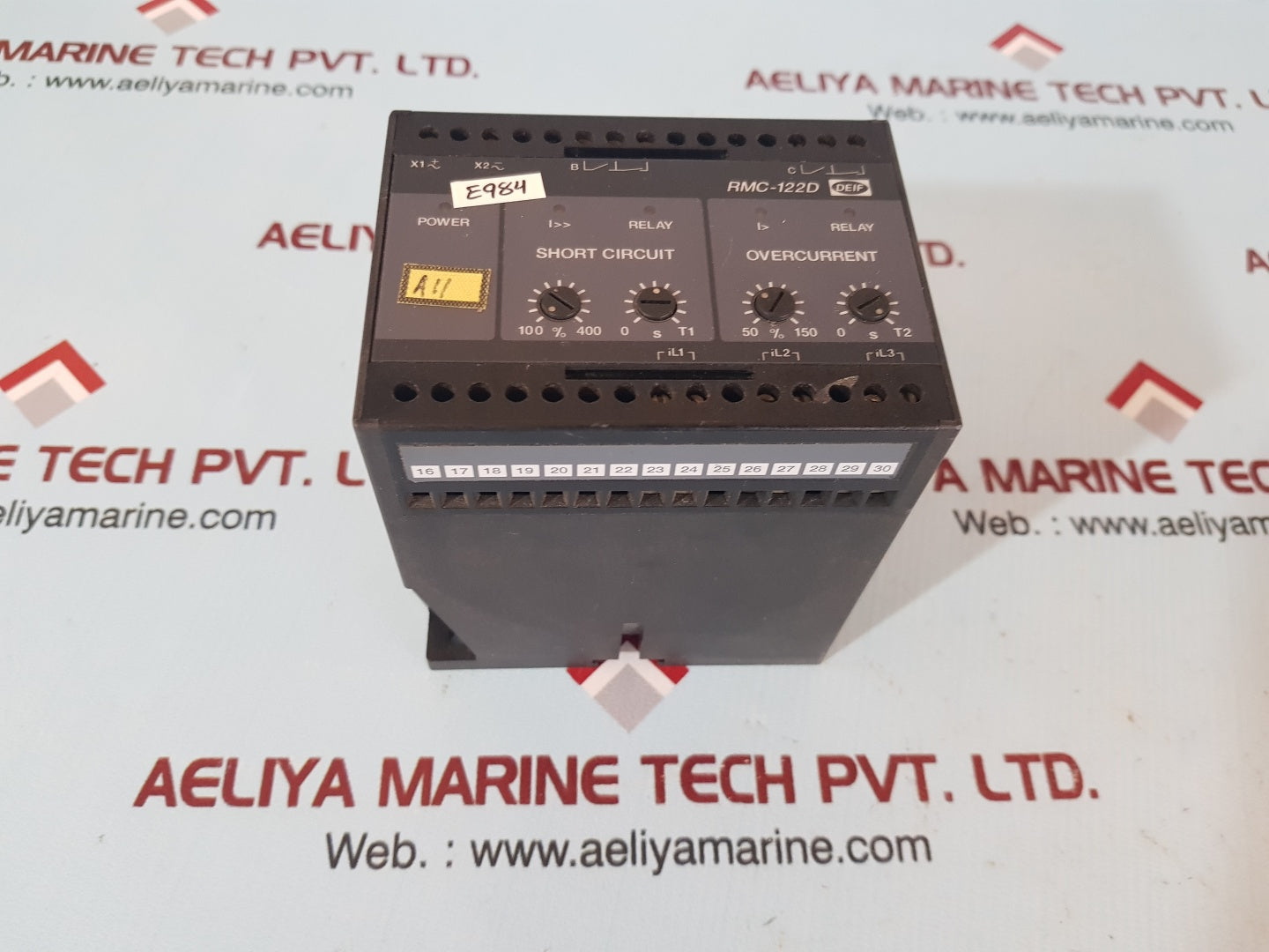 Deif Rmc-122D 600006423.10 Short Circuit And Overcurrent Relay
