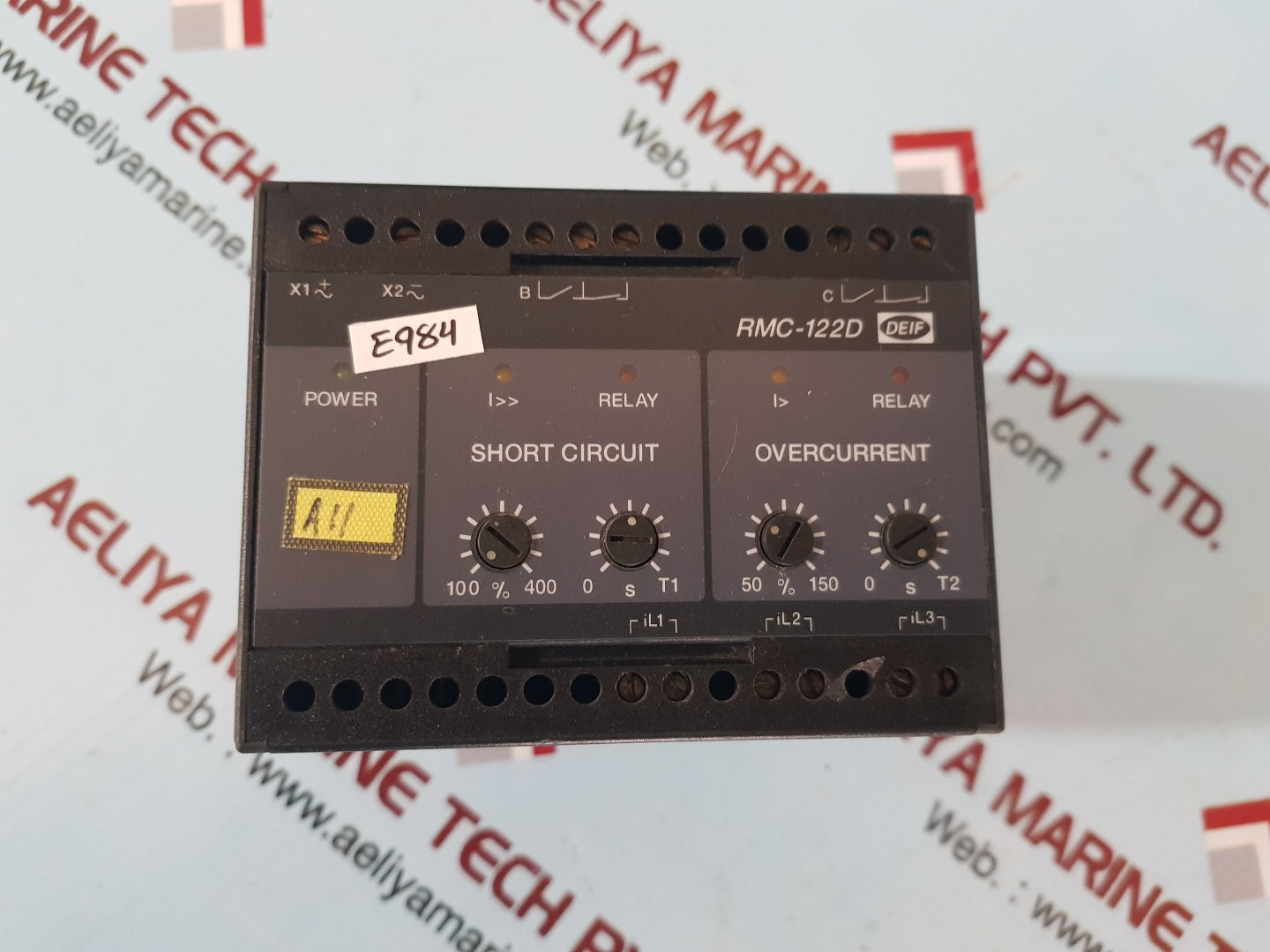 Deif Rmc-122D 600006423.10 Short Circuit And Overcurrent Relay