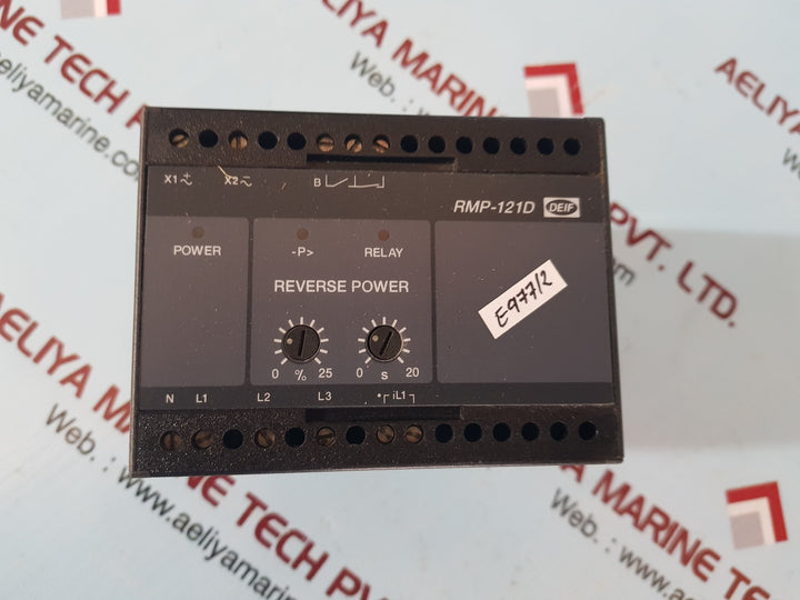Deif rmp-121d reverse power relay 400v