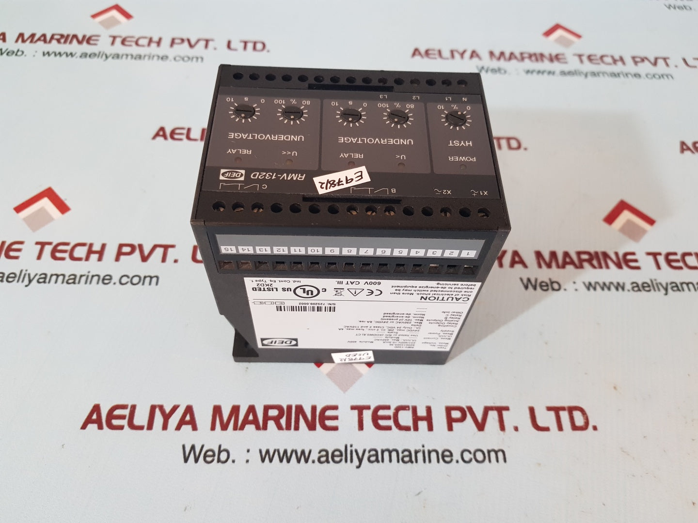 Deif Rmv-132D Voltage Protection Relay 250Vac