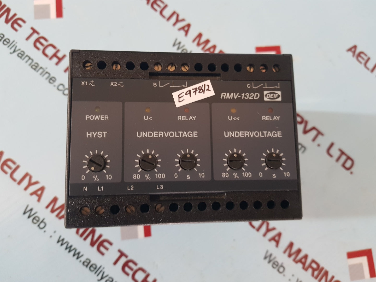 Deif Rmv-132D Voltage Protection Relay 250Vac