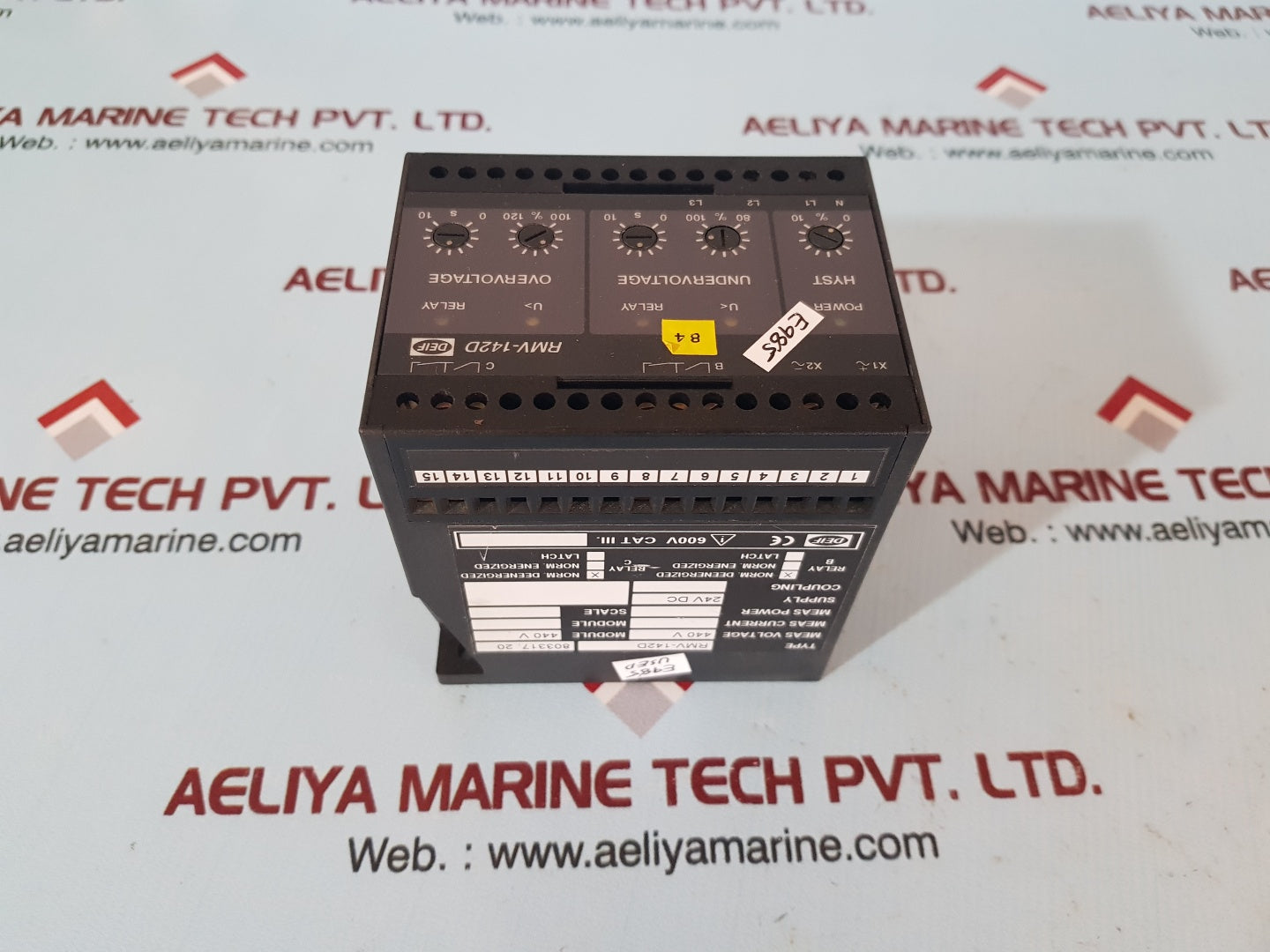 Deif rmv-142d voltage relay