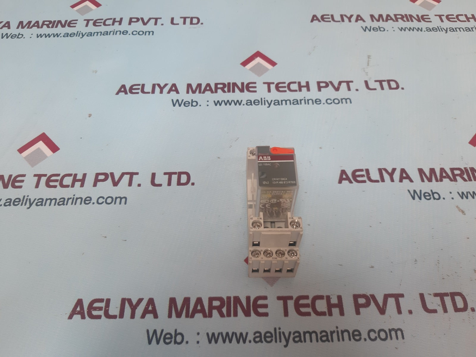 Abb Cr-m110Ac4 Pluggable Interface Relay With Socket 7A 250Vac