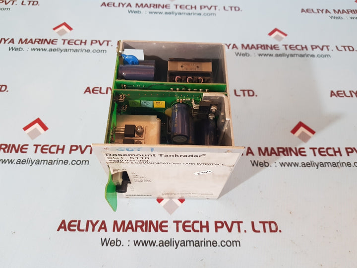 Rosemount tankradar sct 5110 supply & communication tank interface 9240 021-202