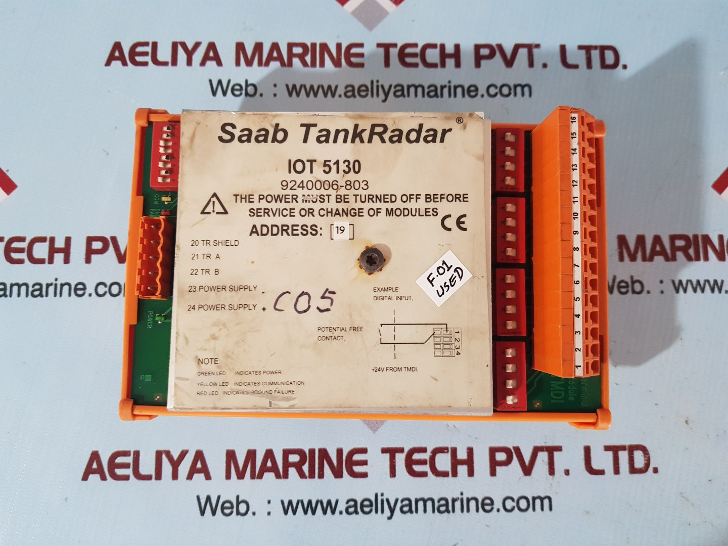 Saab tankradar iot 5130 terminal module 9240006-803