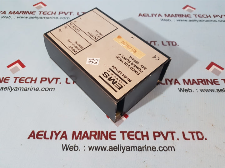 Ems power 2381/24 fixed voltage power supply 