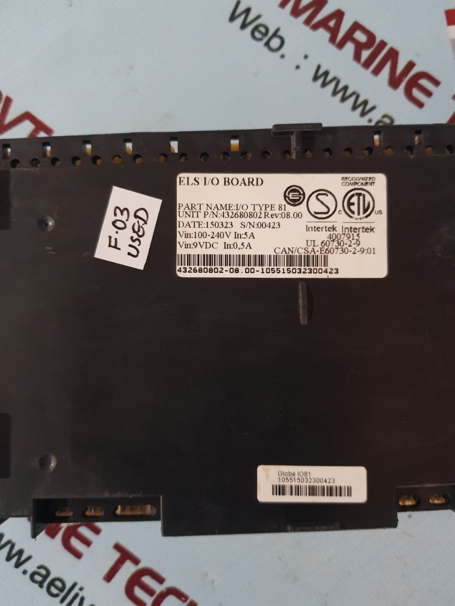 Els 432680802 i/o board type 81