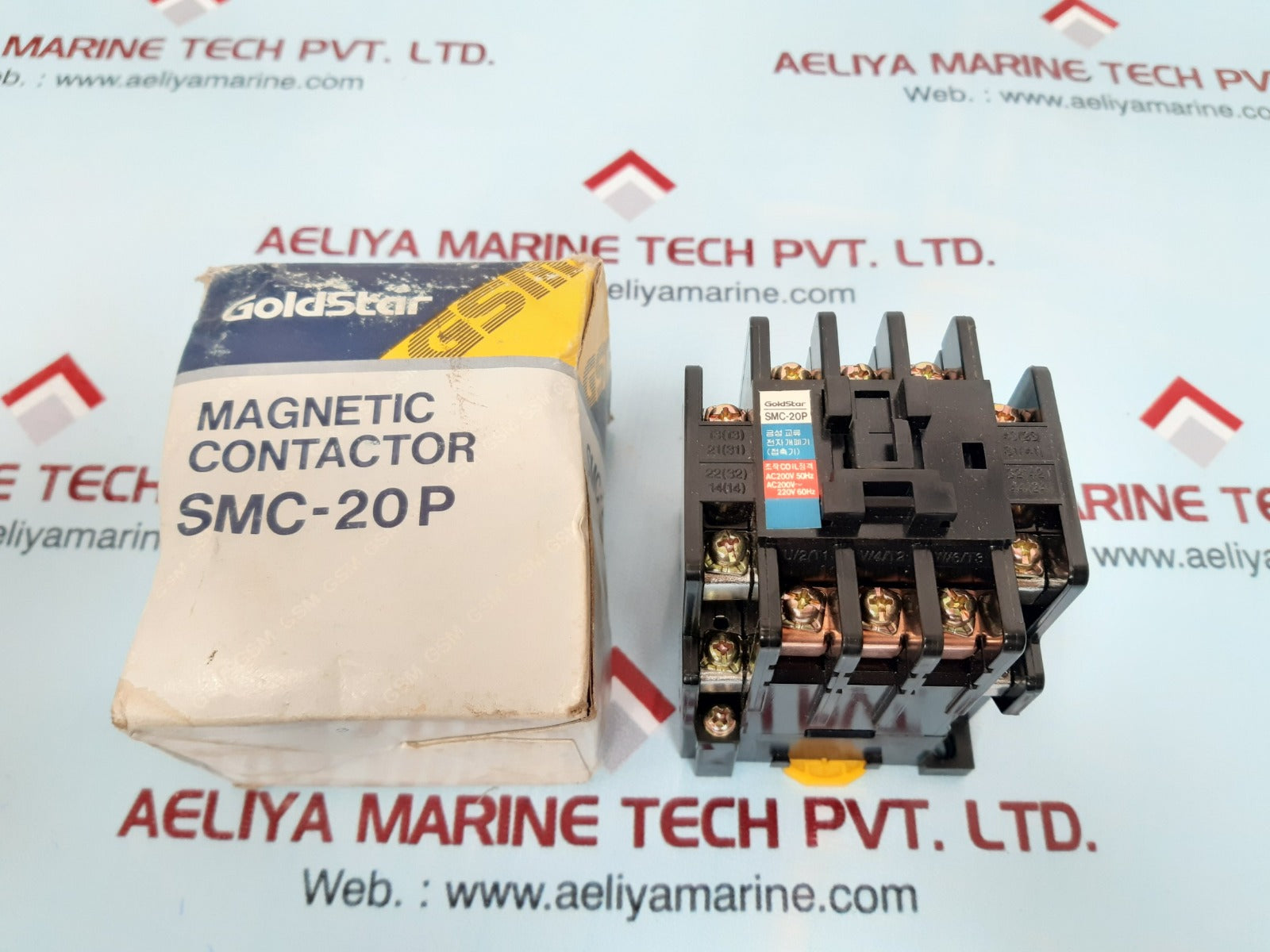 Goldstar smc-20p magnetic contactor 200v 50hz,220v 60hz – Aeliya Marine ...