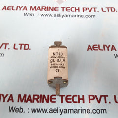 Nt00 gl 80a fuse 500v~120ka used 