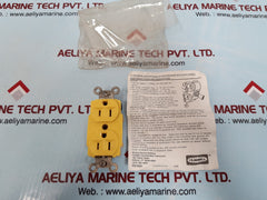 Hubbell 15a 125v twist lock duplex receptacle 