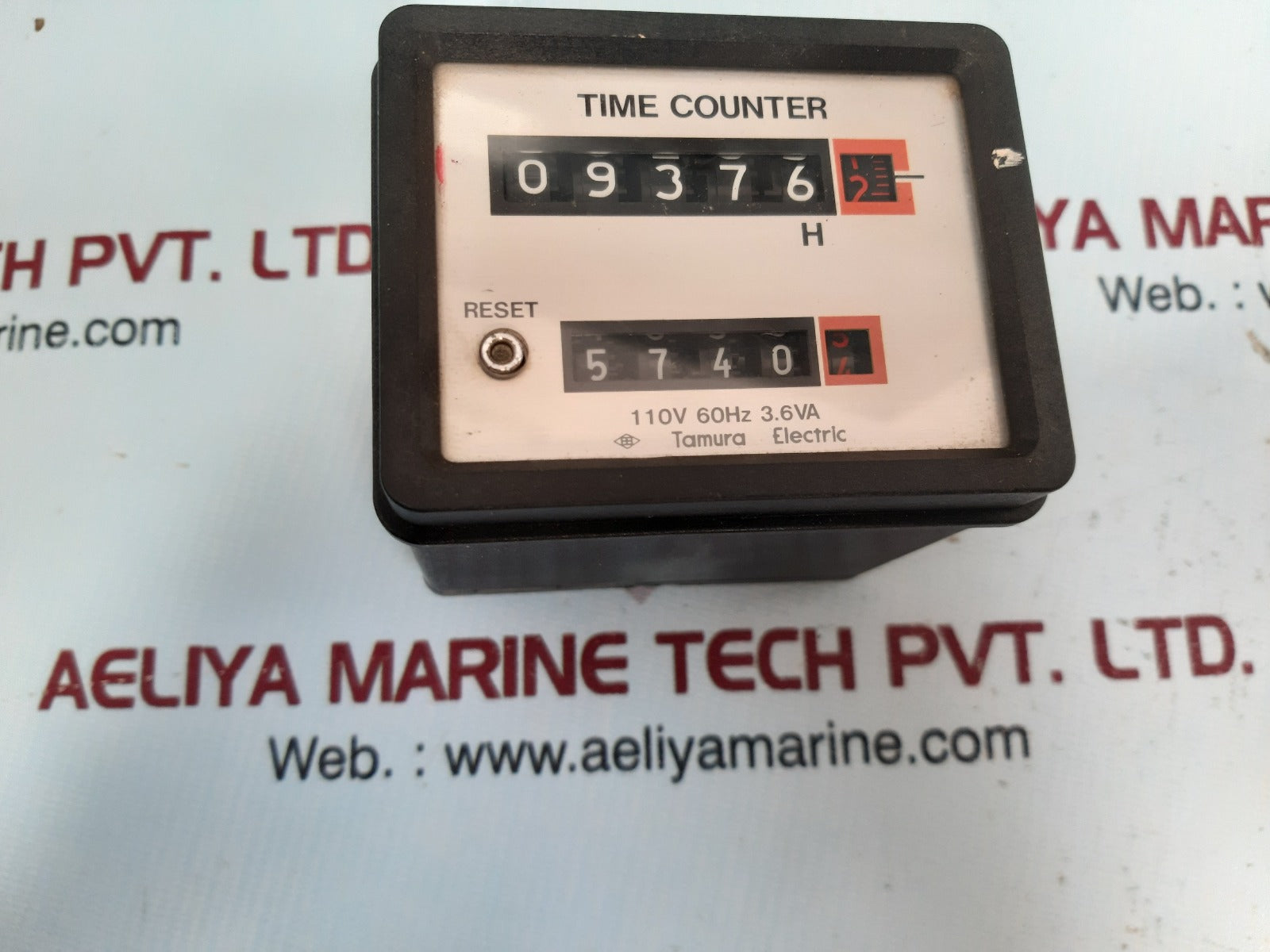 Tamura Electric Time Counter 110V 60Hz 3.6Va