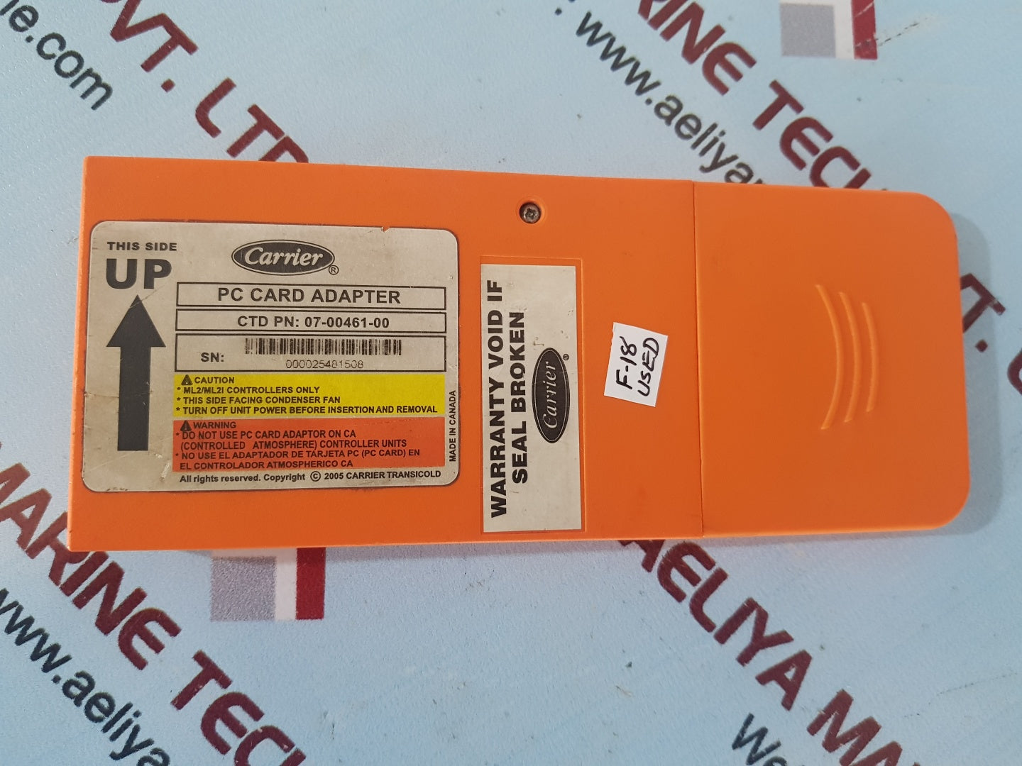 Carrier 07-00461-00 pc card adapter 