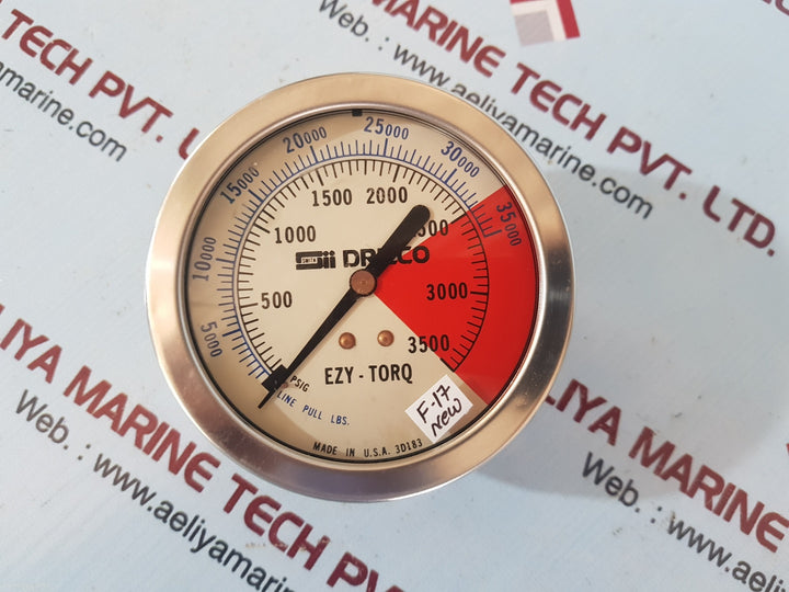 Drilco ezy-torq pressure gauge 