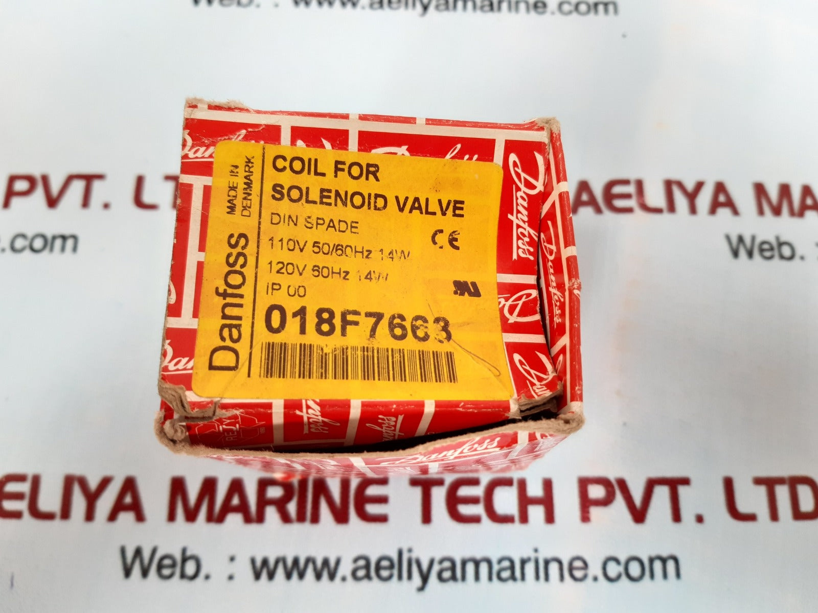 Danfoss 018f7663 solenoid valve coil by120cs