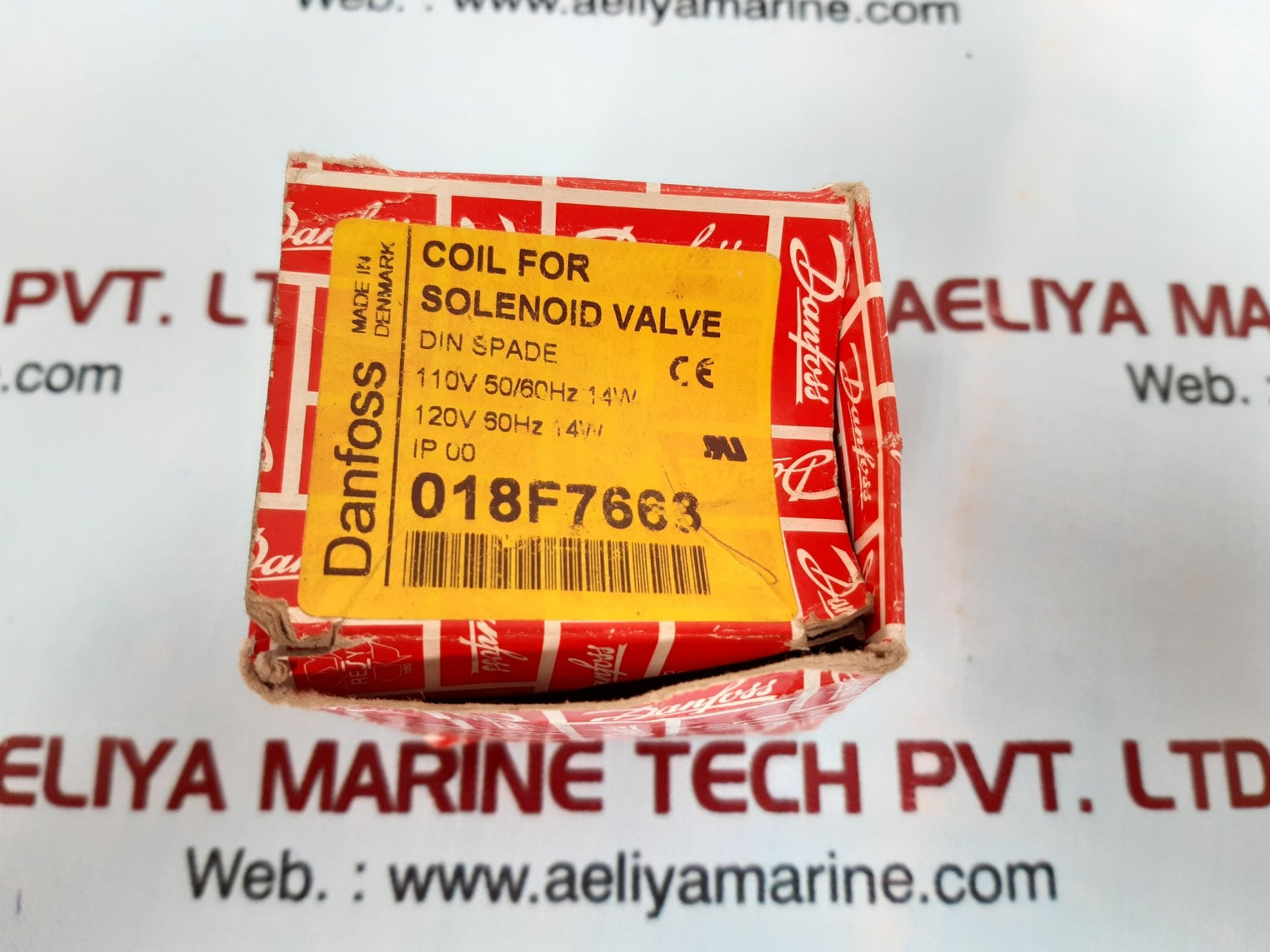 Danfoss 018f7663 solenoid valve coil by120cs