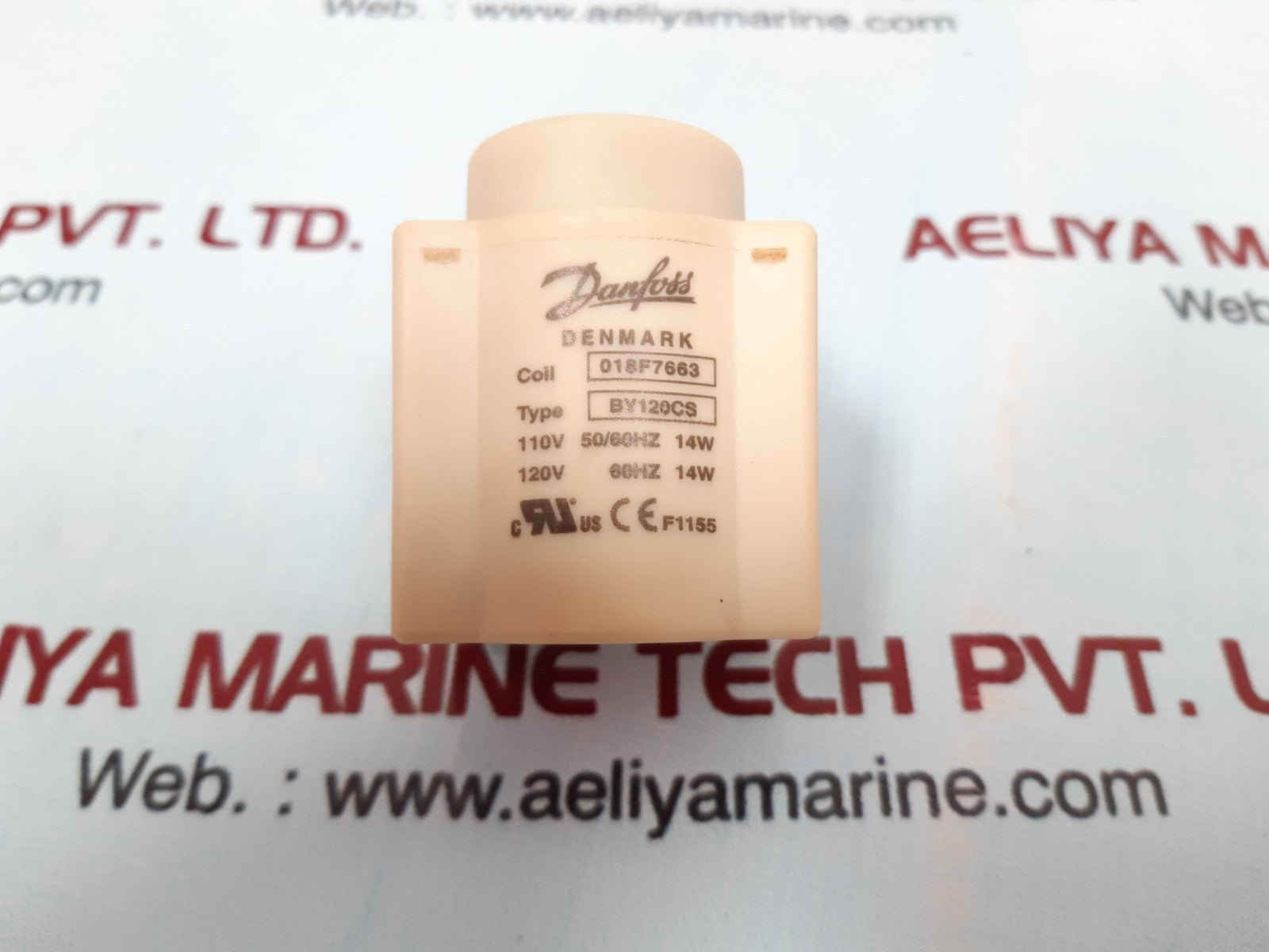 Danfoss 018f7663 solenoid valve coil by120cs